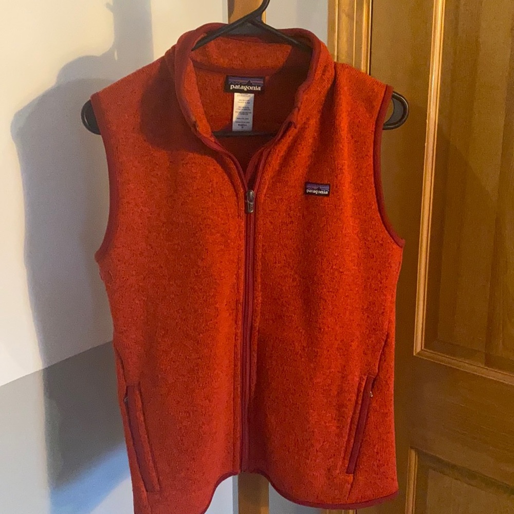 Patagonia- Women’s Better Sweater Vest. Red. Size Medium. Ready to wear!